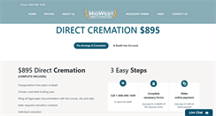 Desktop Screenshot of midwestdirectcremation.com